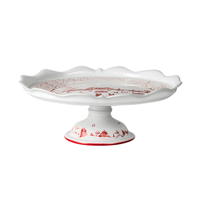Country Estate Ruby - Winter Frolic Cake Stand