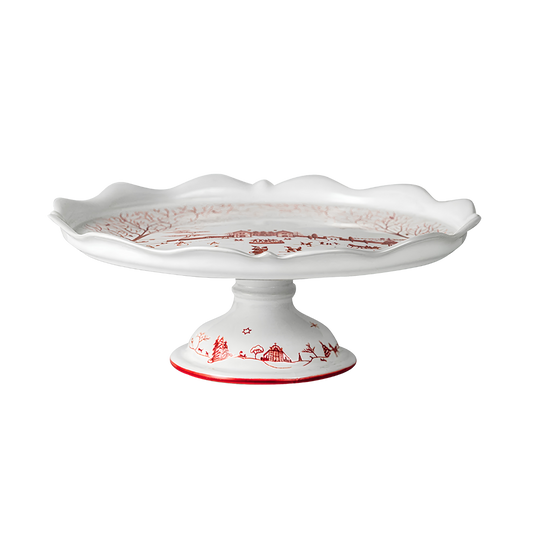 Country Estate Ruby - Winter Frolic Cake Stand