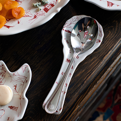 Country Estate Ruby - Winter Frolic Spoon Rest