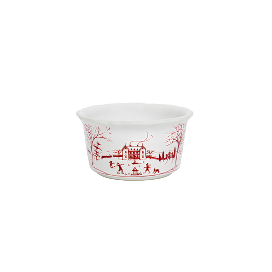 Country Estate Ruby - Winter Frolic Ramekin
