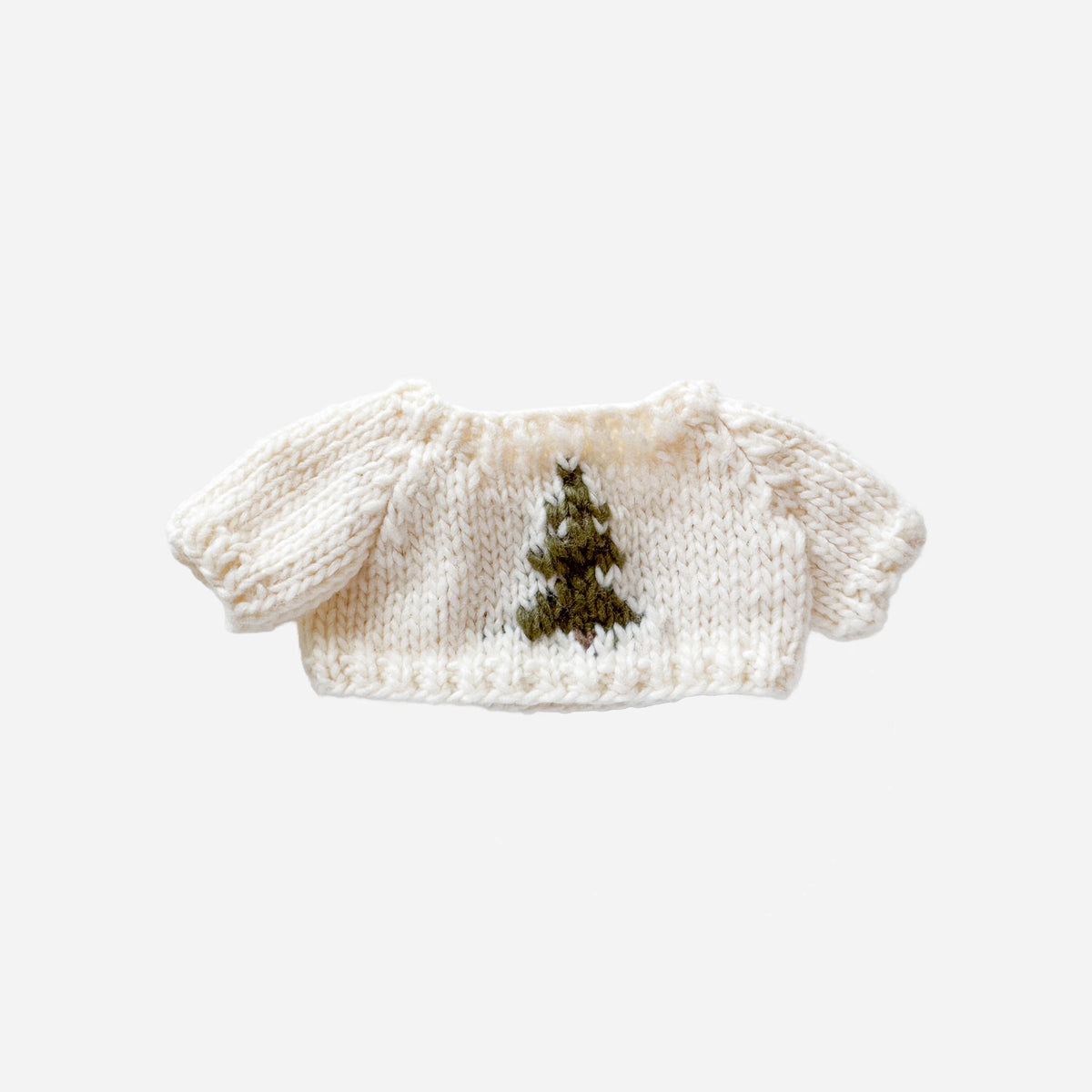 Sherpa Bear & Bunny Sweater - Winter Tree