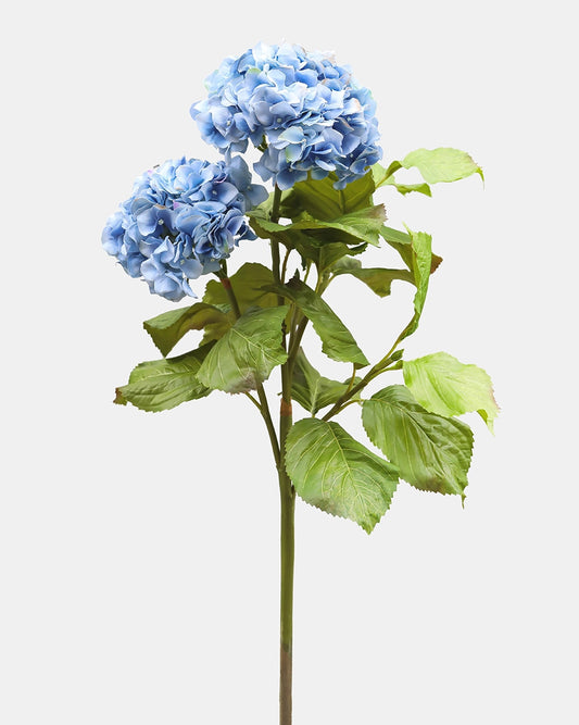 Floral Stem - Hydrangea Double  - Blue 36"