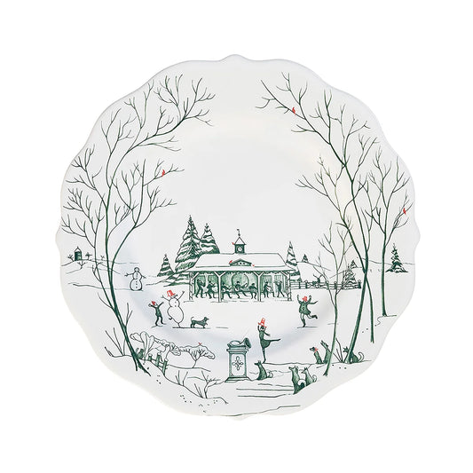 Country Estate Evergreen - Winter Frolic Dessert/Salad Plate