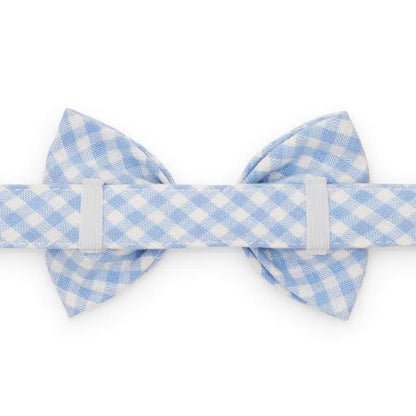 Sky Blue Gingham - Bow Tie