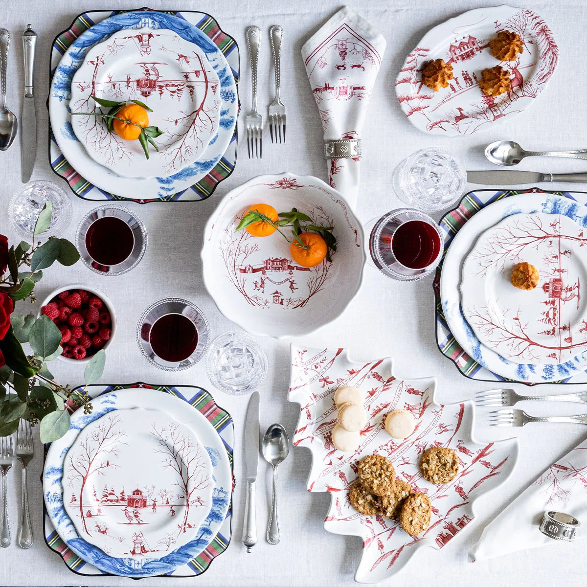 Country Estate Ruby - Winter Frolic Tree Platter - 12 Days of Christmas
