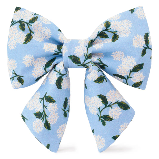 Rifle Paper Co x TFD Hydrangea Spring Lady Dog Bow
