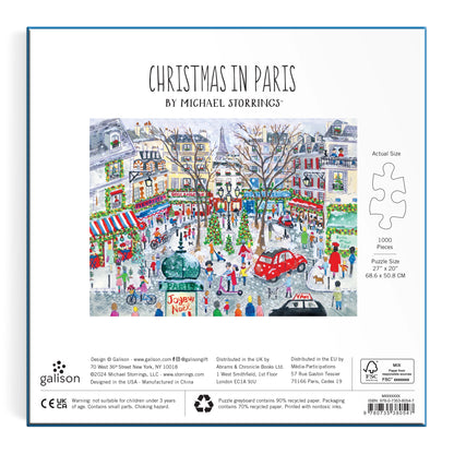 Puzzle - Christmas in Paris (1000 pieces)