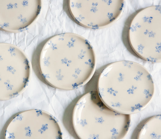 Ring Dish Small - Blue Forget Me Not