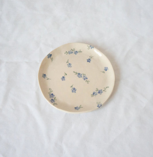 Ring Dish Big - Blue Wild Flowers
