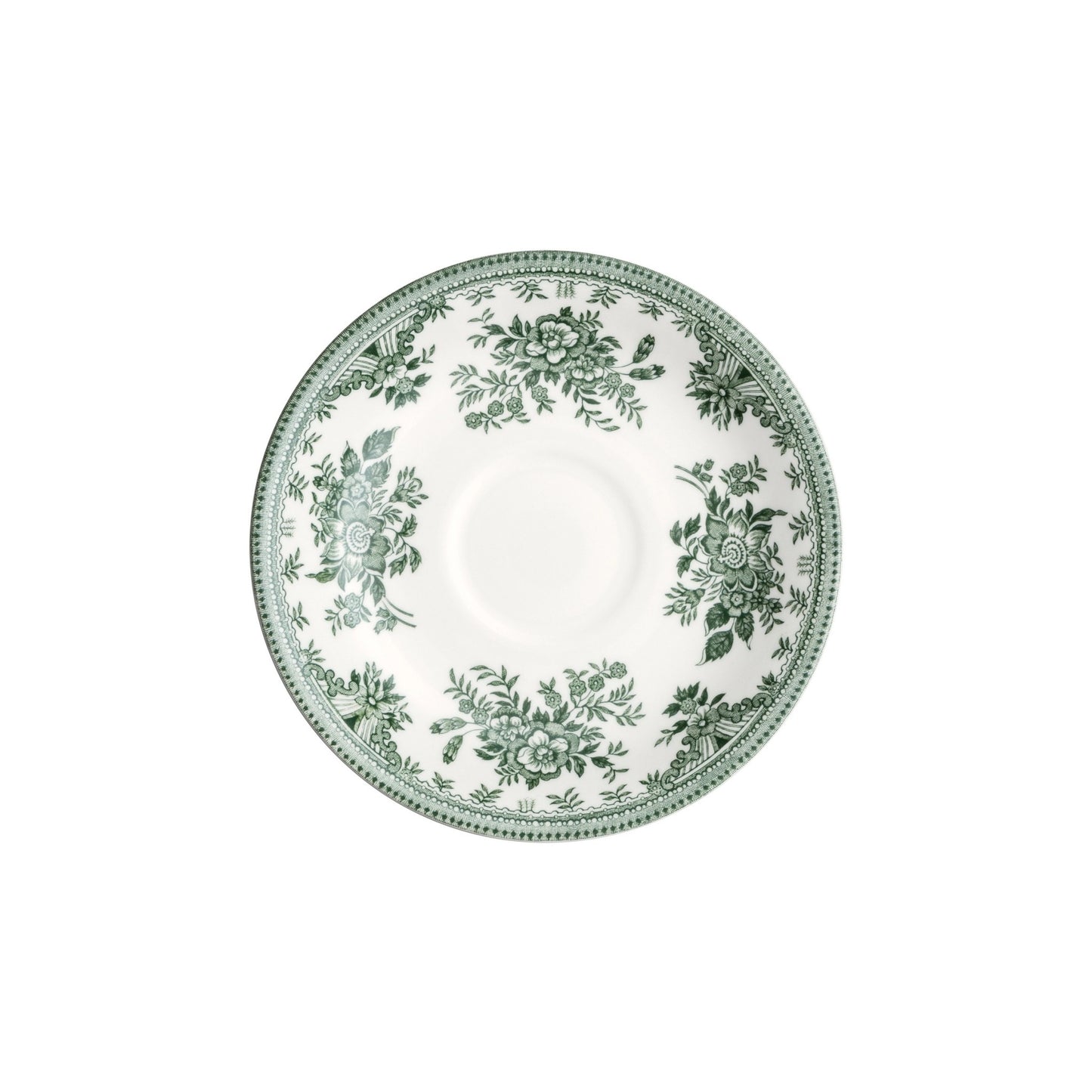 Green Asiatic Pheasants - Tea Saucer