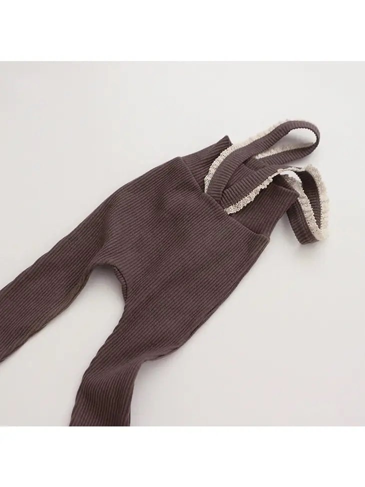 Baby Overalls - Coffee  12-18M