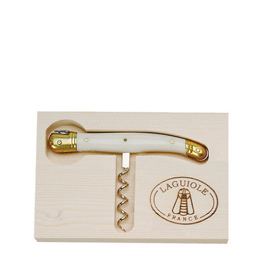 Laguiole Corkscrew  - Jean Dubost Ivory & Brass
