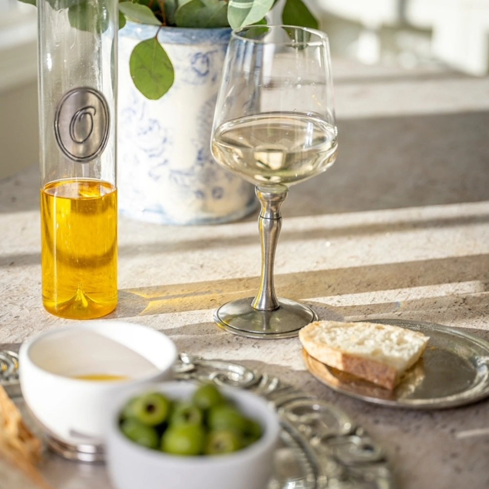 Pewter Bread/Canape Plate