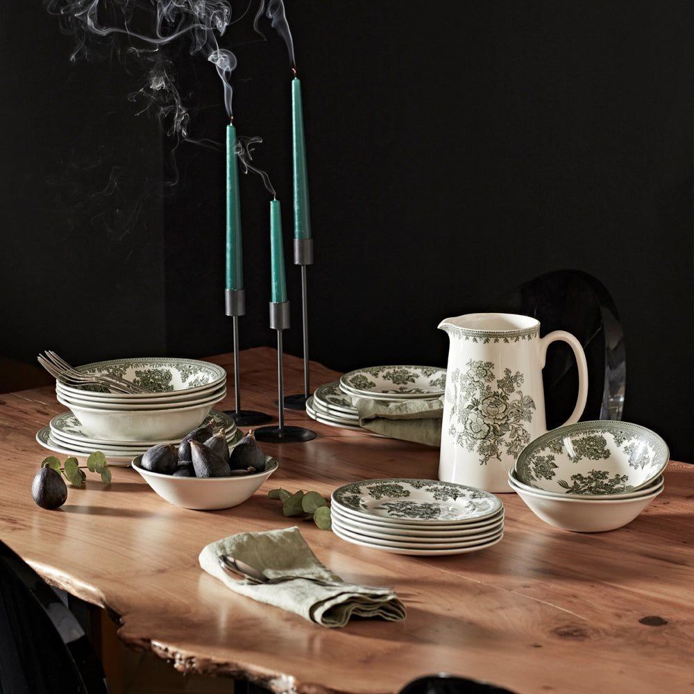 Green Asiatic Pheasants - Espresso Saucer (Old Style)