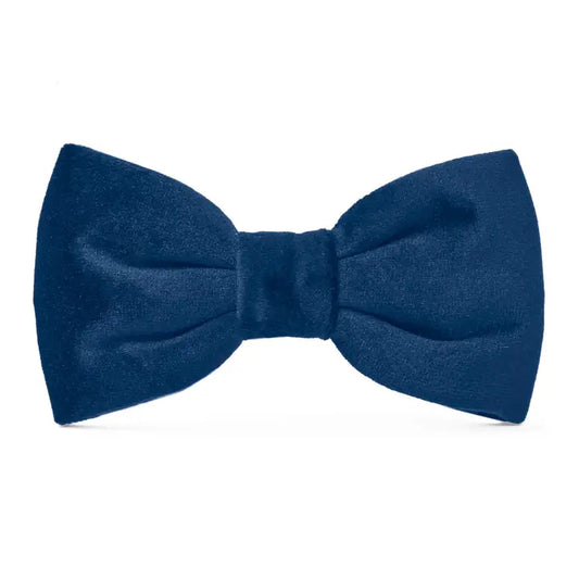 Navy Velvet - Bow Tie