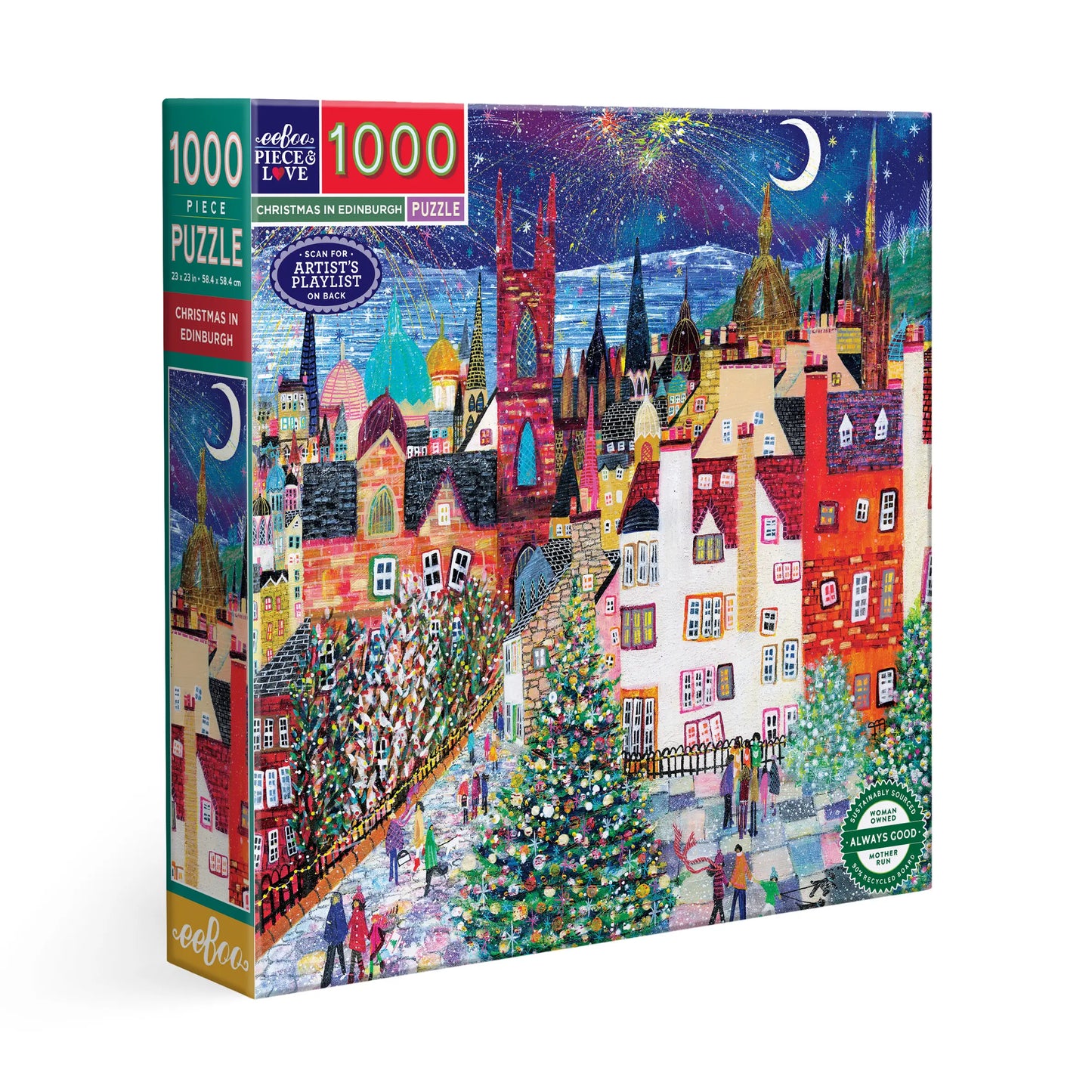 Puzzle - Christmas in Edinburgh (1000 pieces)