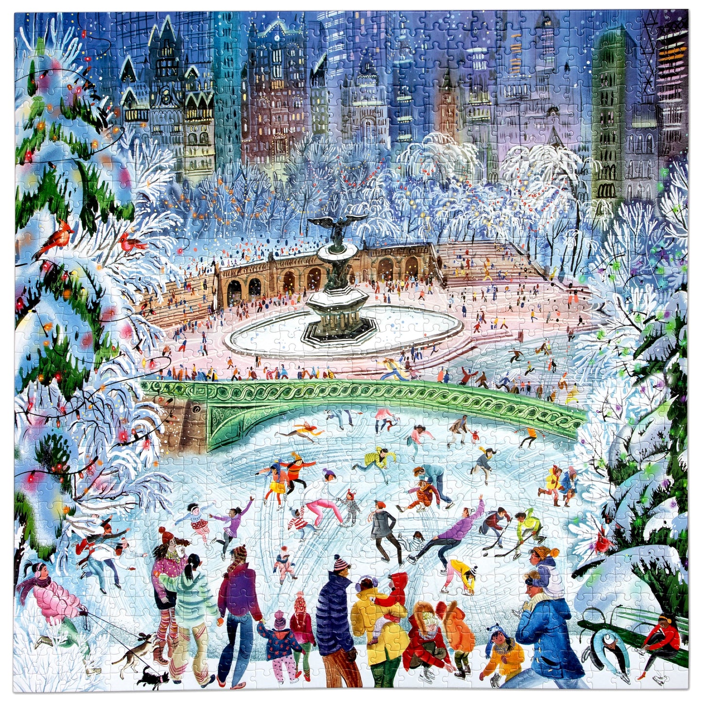 Puzzle - New York City Skaters (1000 pieces)