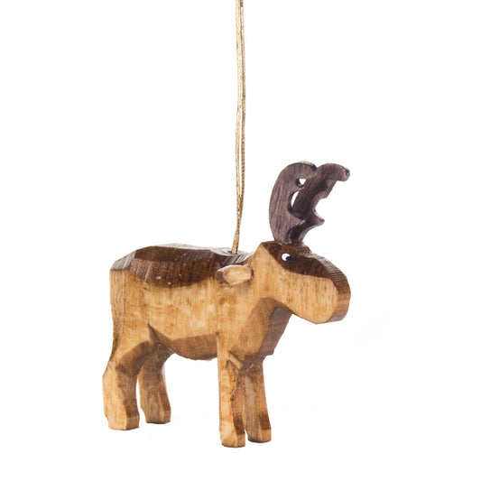Ornament - Wooden Reindeer