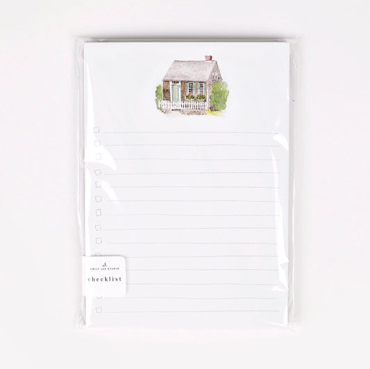 Notepad Lined - Cottage