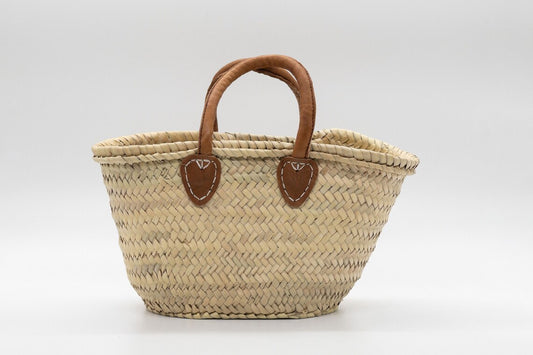 French Market Tote - The Toulouse - Brown Small