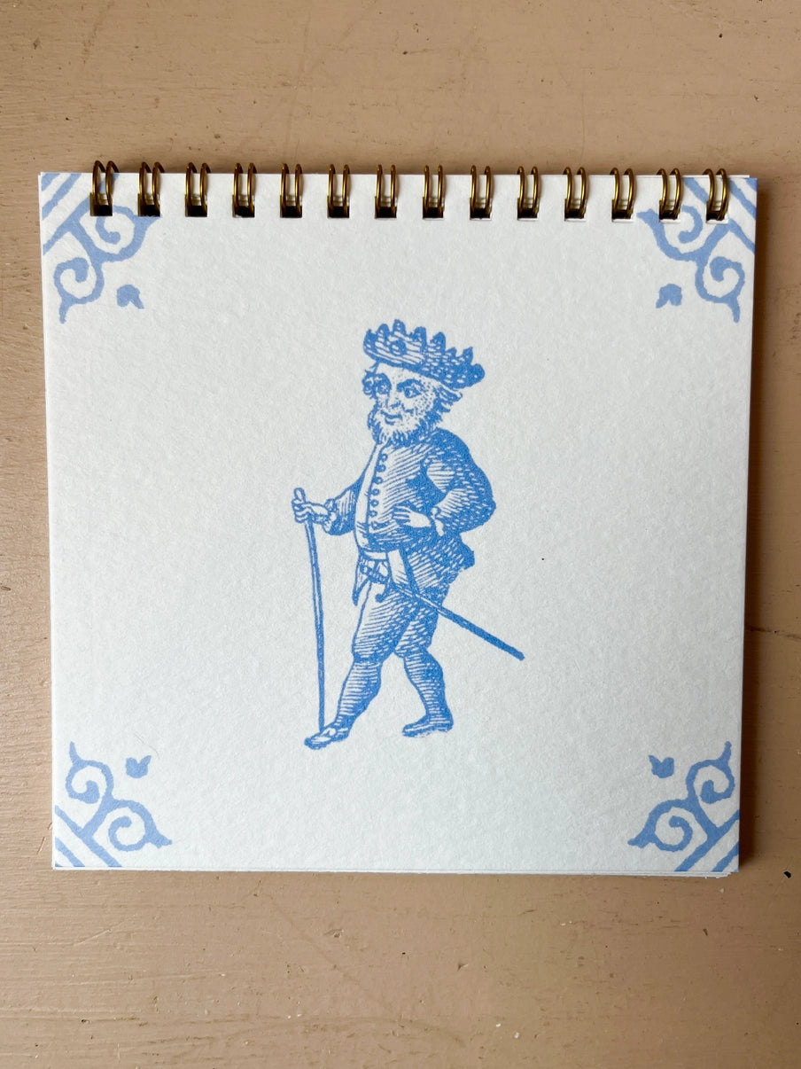 Notebook - Dutch Tile - King