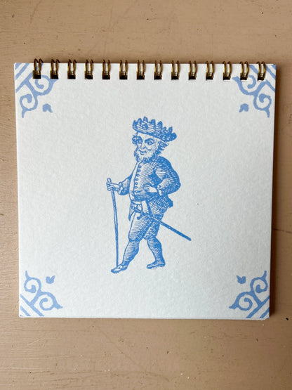 Notebook - Dutch Tile - King