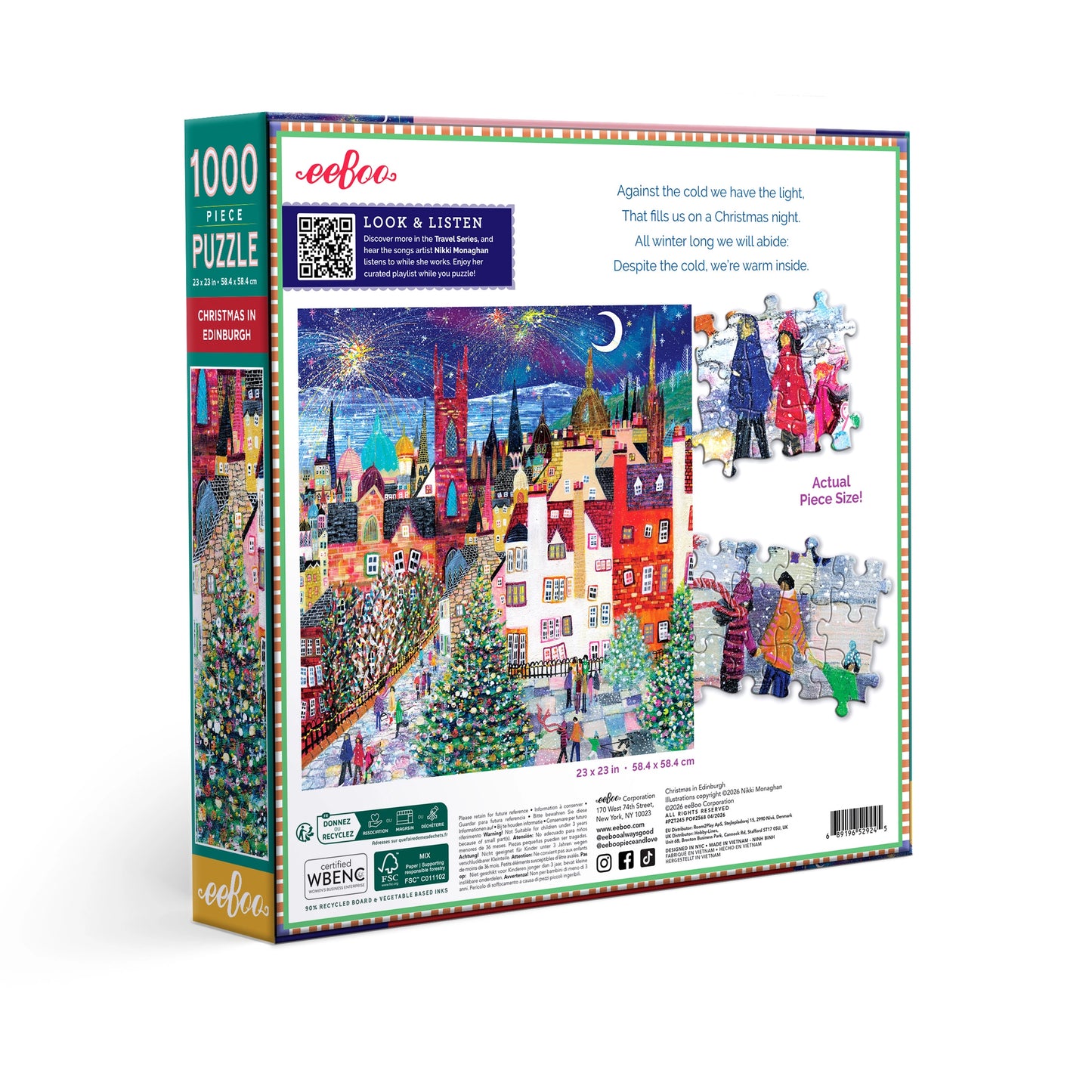 Puzzle - Christmas in Edinburgh (1000 pieces)