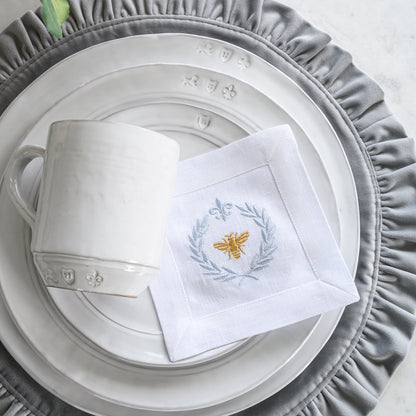 Cocktail Napkin Set - Italian Bee