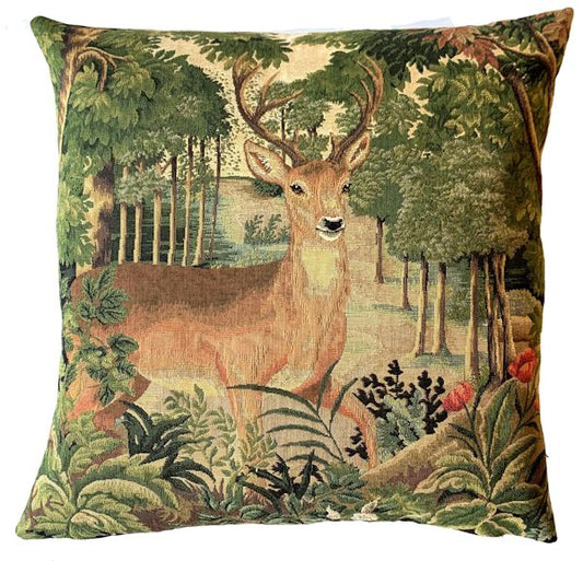 Pillow - Stag in Forest #1