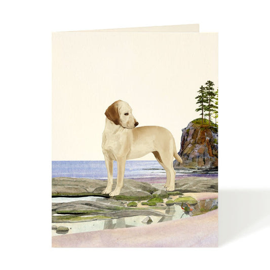 Card - Dog - Yellow Lab