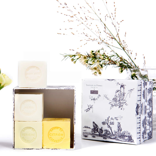 Box Set of Soap - Honeysuckle, Almond, Jasmine, Verbena