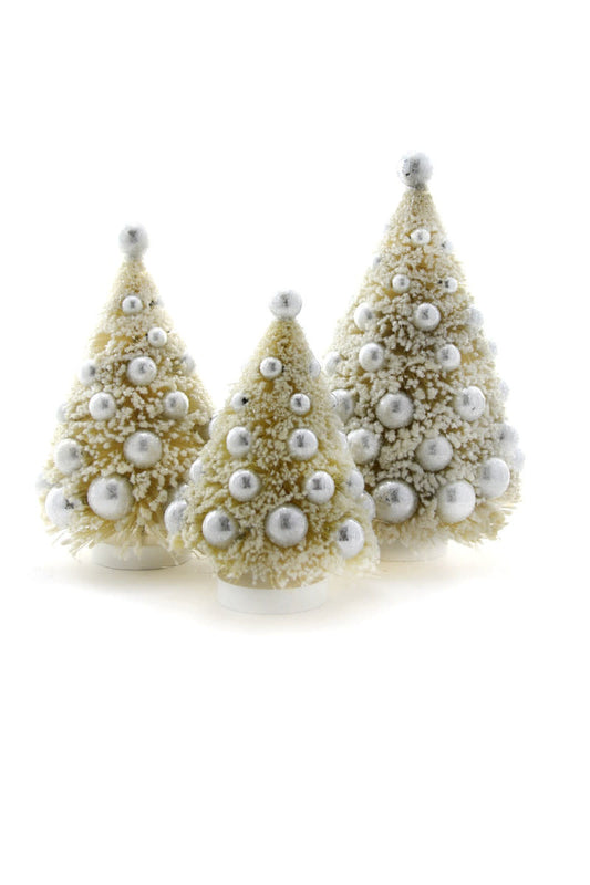 Trees - Ivory (set of 3)