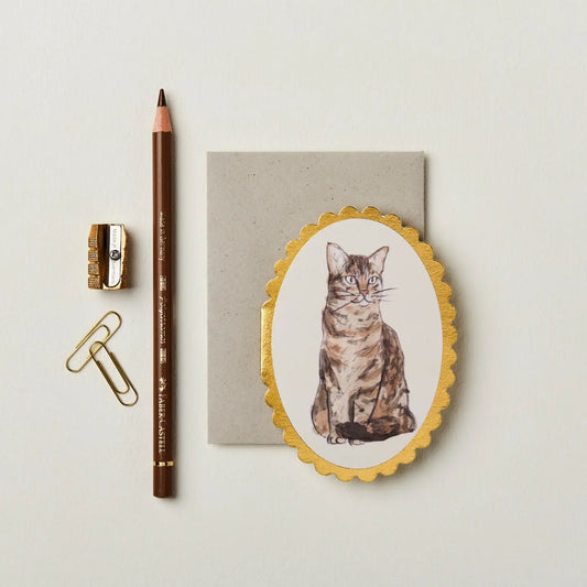 Mini Card - Tabby Cat