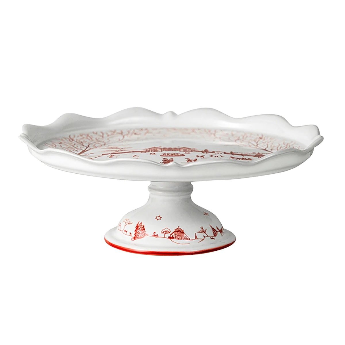 Country Estate Ruby - Winter Frolic Cake Stand