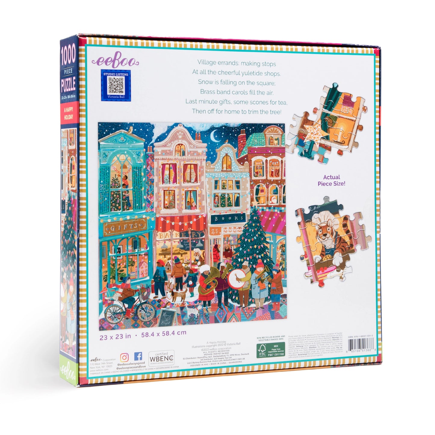 Puzzle - A Happy Holiday (1000 pieces)