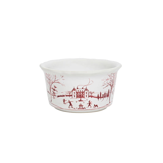 Country Estate Ruby - Winter Frolic Ramekin