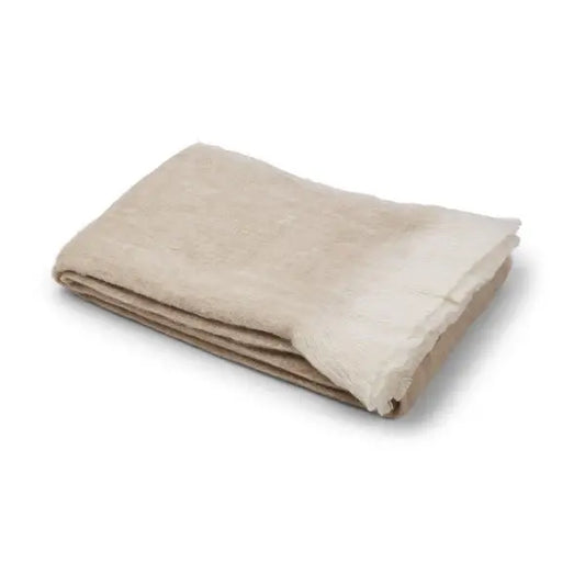 Throw - Mohair Light Beige
