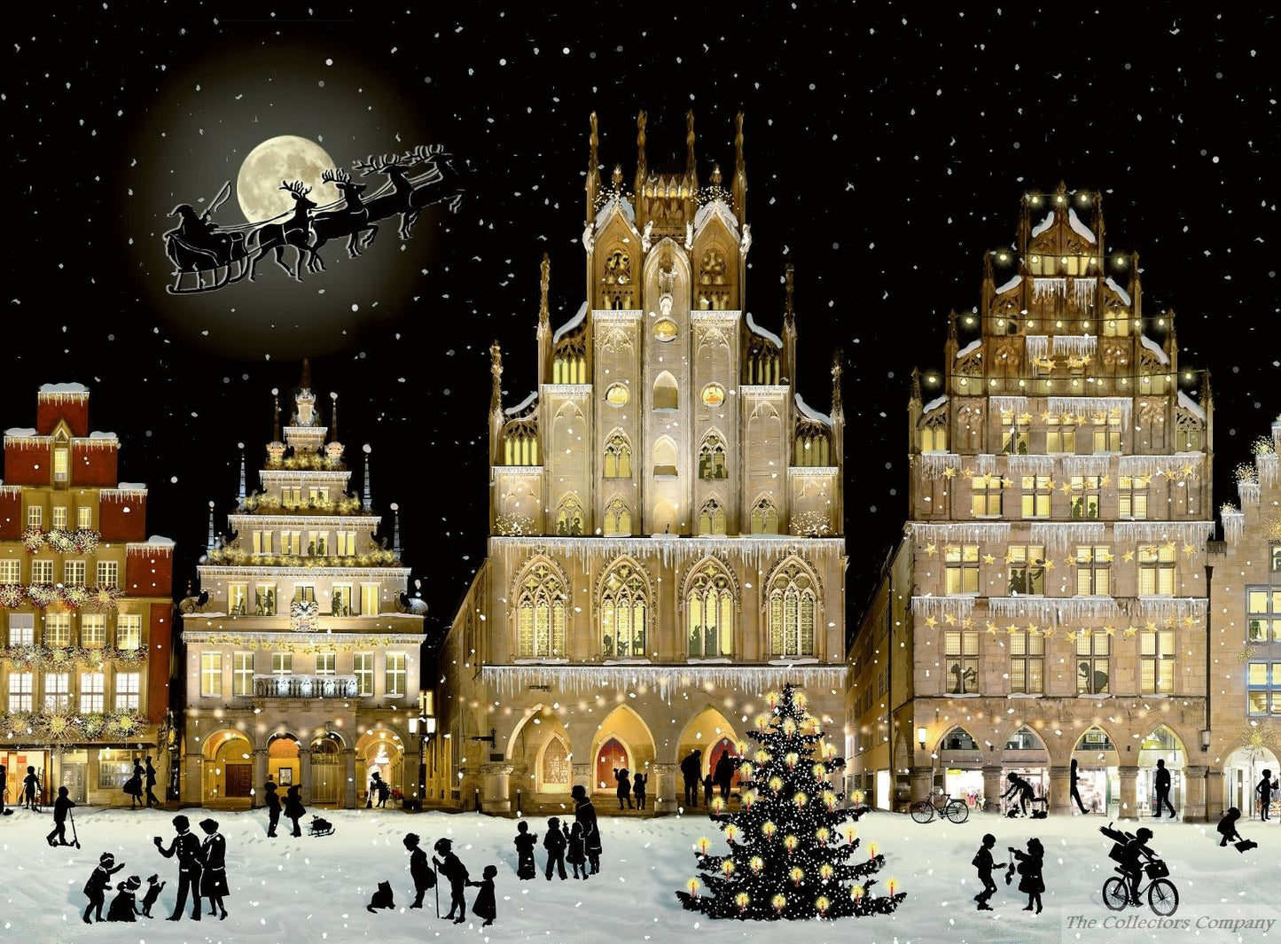 Advent Calendar Standard - Christmas Lights Cityscape