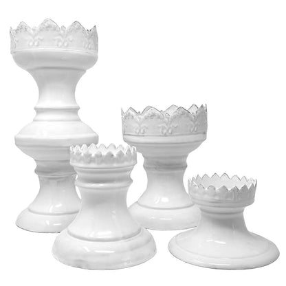 Couronne Candle Holder on Foot - Medium