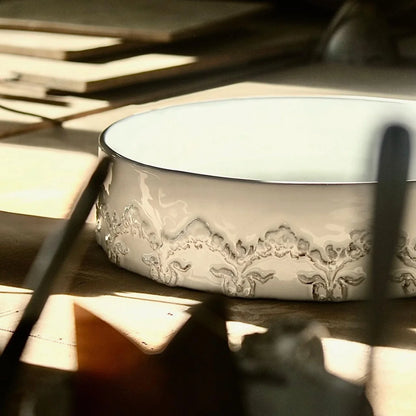 Couronne Floral Serving Bowl - Medium