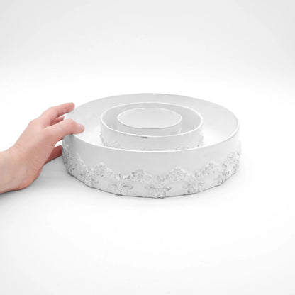 Couronne Floral Serving Bowl - Medium