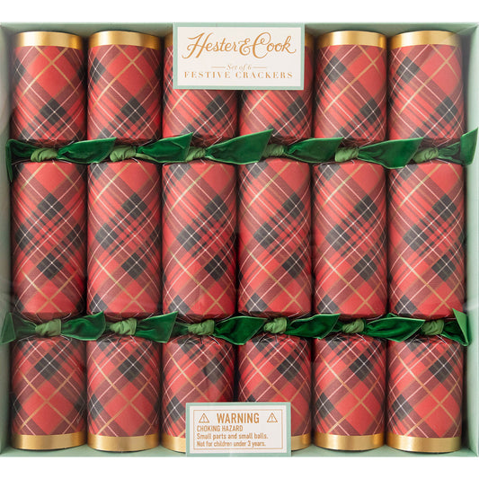 Christmas Crackers - Red Plaid