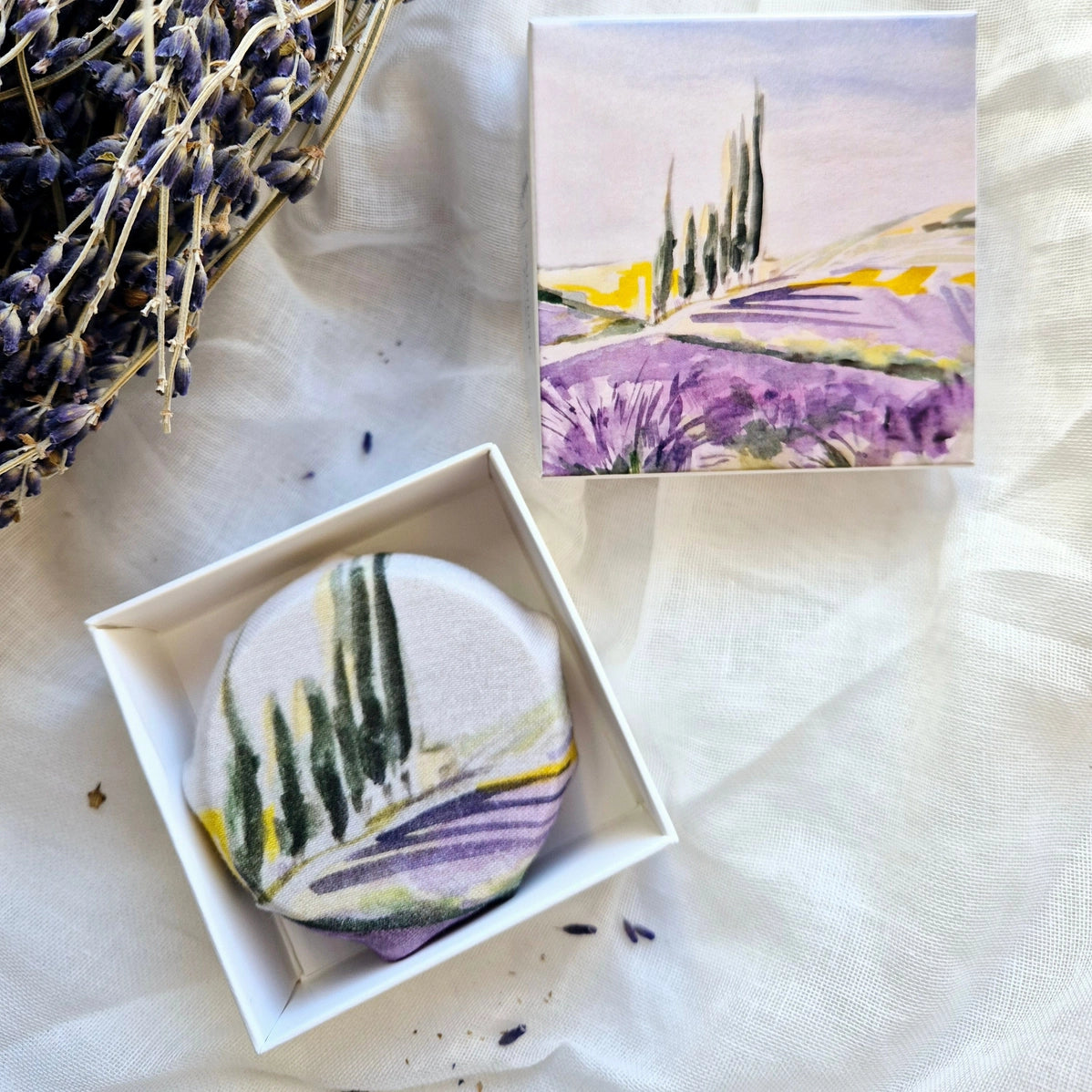 Lavender Soap from Provence - Cypress Tree Box