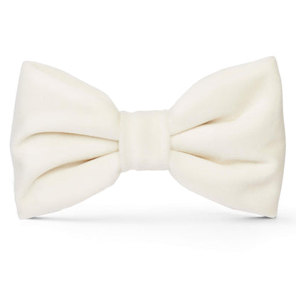 Ivory Velvet - Bow Tie