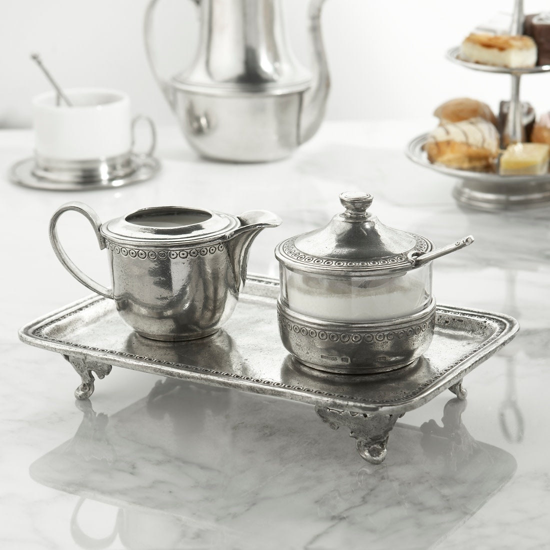 Pewter Anna Caffe Tray