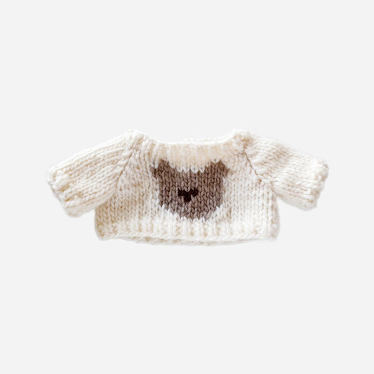 Sherpa Bear & Bunny Sweater - Teddy Bear