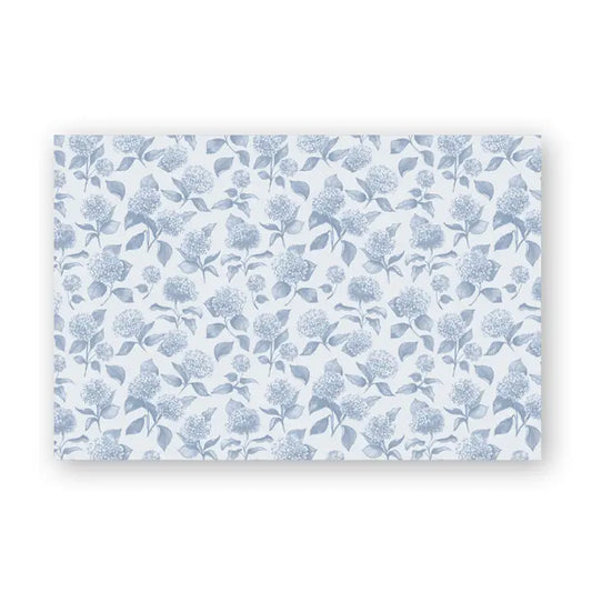 Paper Placemats - Maison De Frederic Hortensia Blue (24 sheets)
