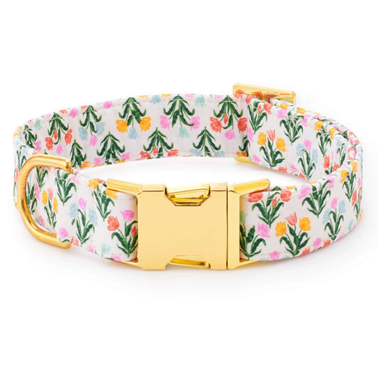 Rifle Paper Co x TFD Tulips Spring Dog Collar