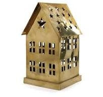 Brass Star Tea Light House