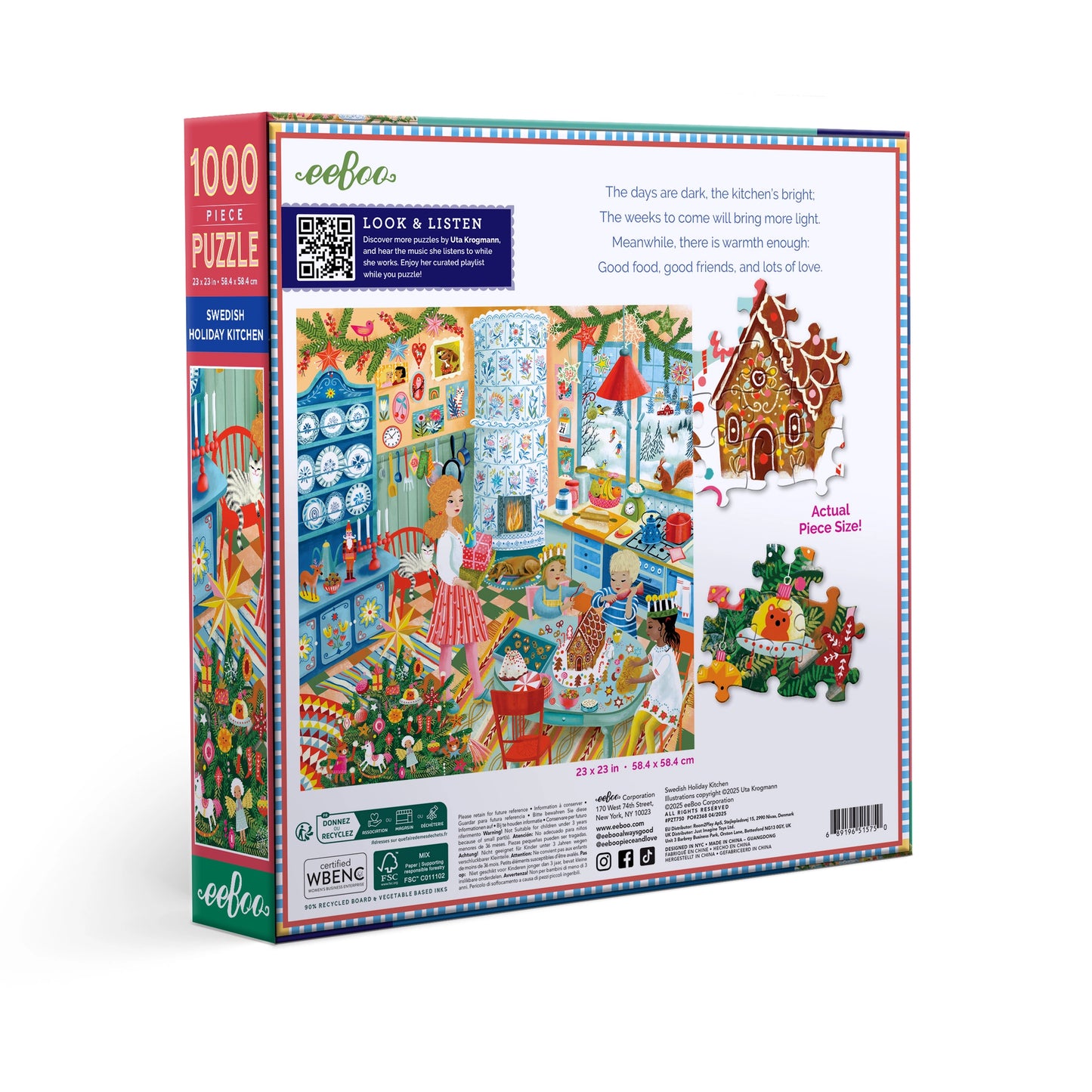 Puzzle - Swedish Holiday Kitchen (1000 pieces)